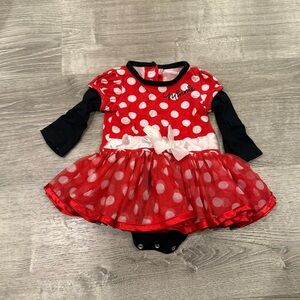 Disney Baby Minnie Mouse Dress Up Costume Size 6 Months